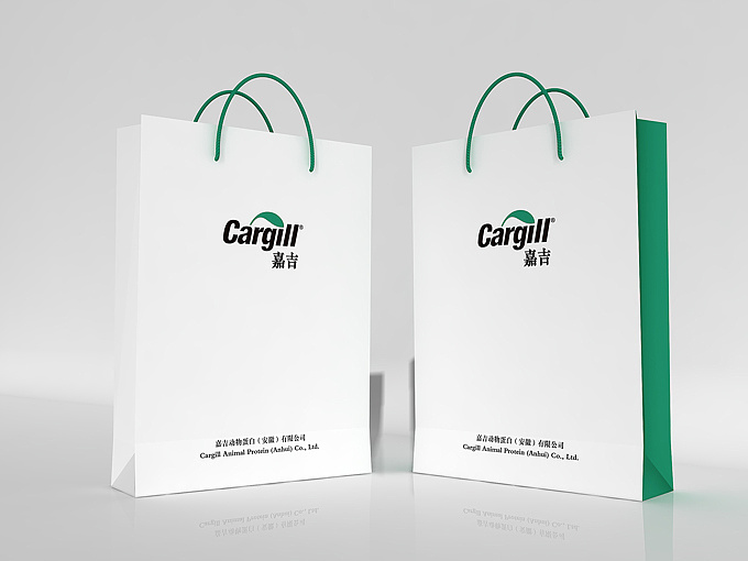 清爽环保袋设计图片-简洁企业环保袋制作图片