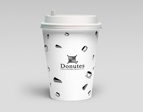 咖啡纸杯设计图案-一次性咖啡杯设计图片欣赏